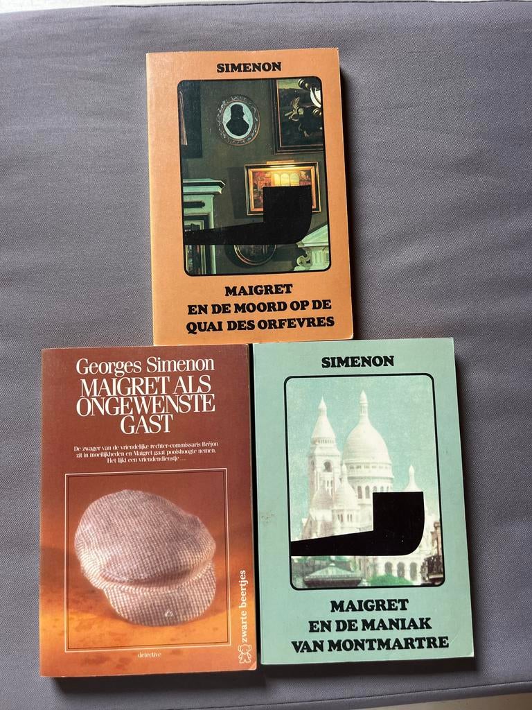 3 Maigret boeken van Georges Simenon, Boeken, Detectives, Ophalen of Verzenden, Gelezen