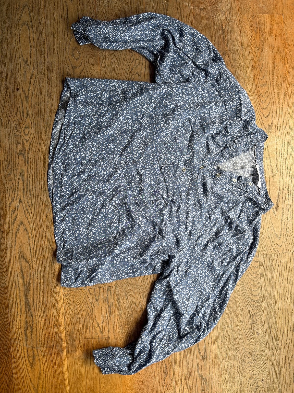 CO’ Couture blouse met bloemenprint, Verzenden, Zo goed als nieuw, Maat 38/40 (M), Blauw