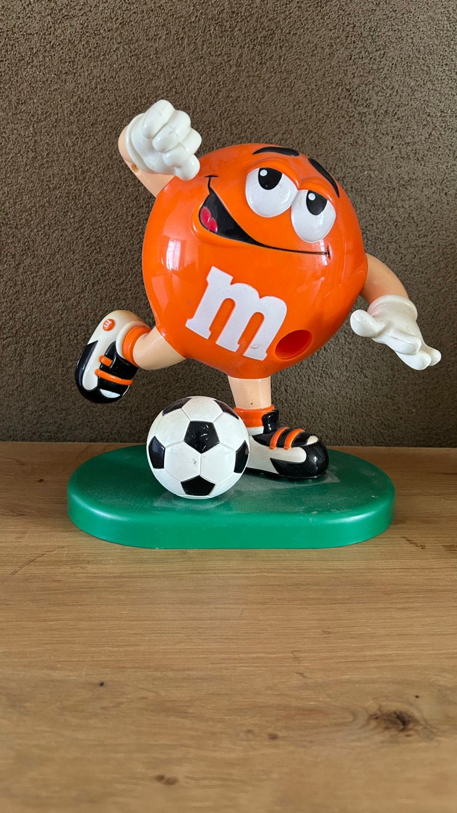 Oranje M&M dispenser, Verzamelen, Ophalen of Verzenden, Zo goed als nieuw, Gebruiksvoorwerp