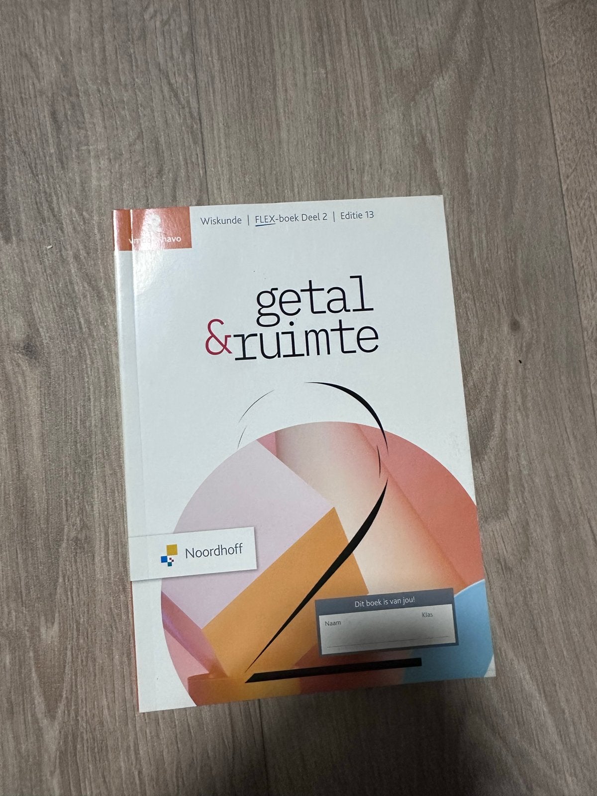Getal & Ruimte Wiskunde FLEX-boek Deel 2 vmbo-t/havo, Boeken, Ophalen of Verzenden, Zo goed als nieuw, VMBO, Wiskunde A