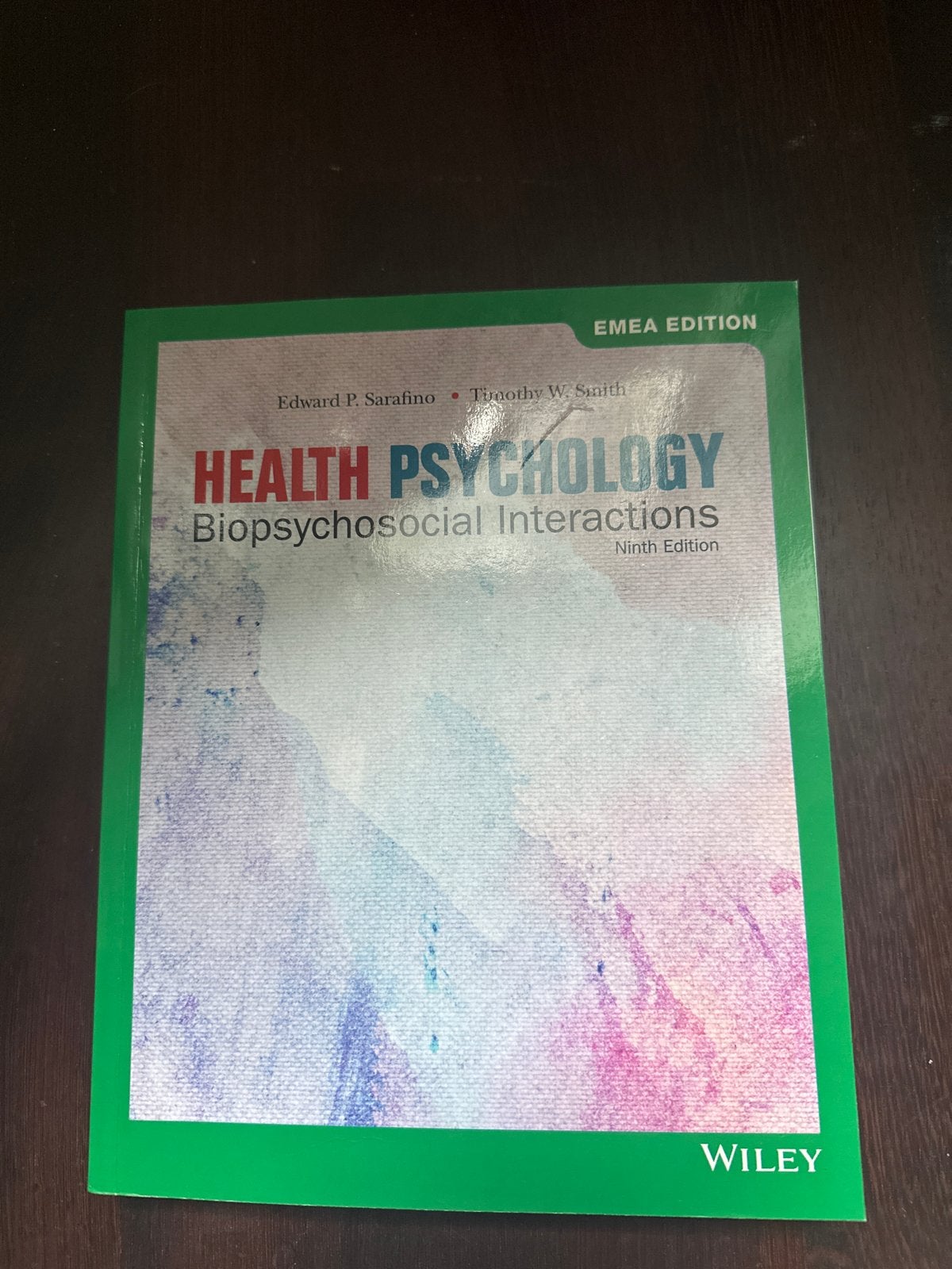 Health Psychology: Biopsychosocial Interactions (9e editie), Ophalen of Verzenden, Gamma, Zo goed als nieuw, HBO