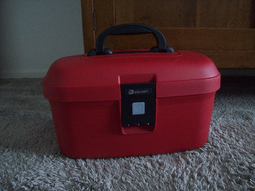 Delsey Beautycase  cijferslot, Sieraden, Tassen en Uiterlijk, Ophalen, Hard kunststof, Slot, Minder dan 50 cm
