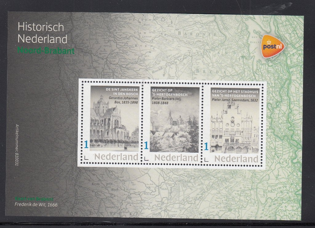 persoonlijke Historisch Nederland: Noord-Brabant Den Bosch, Ophalen of Verzenden, Na 1940, Postfris