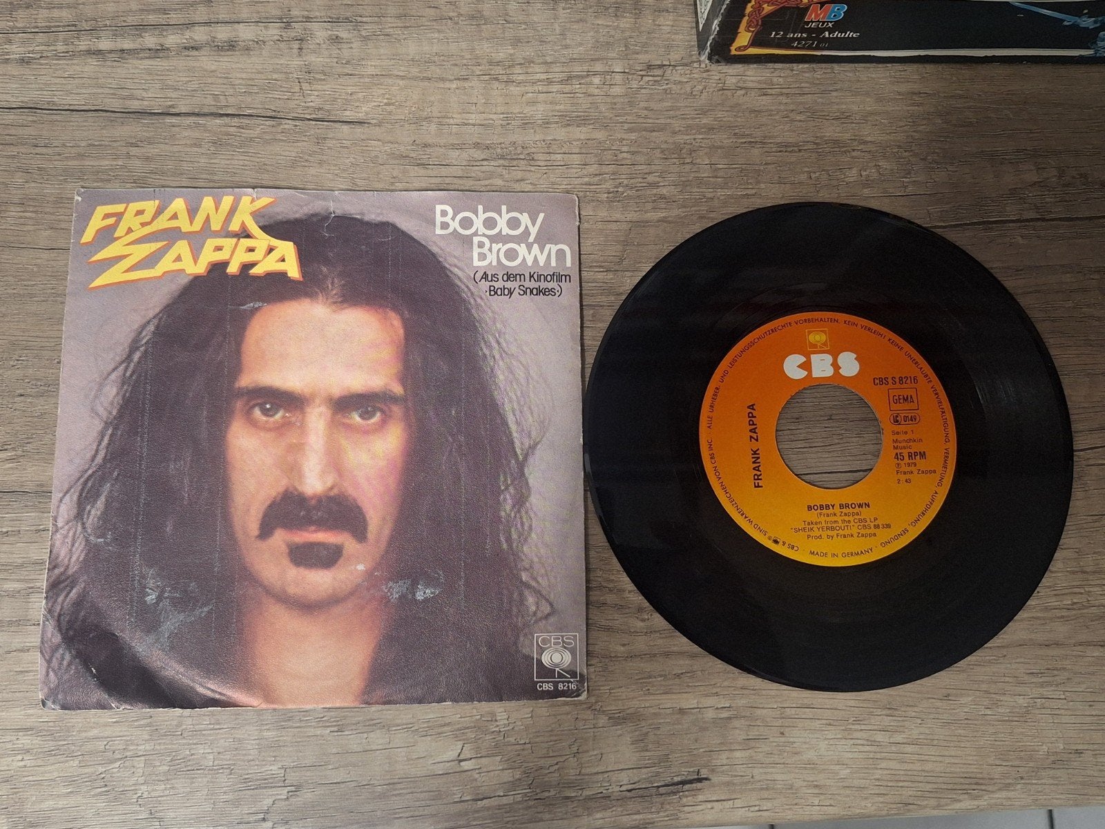Frank Zappa - Bobby Brown (Vintage vinyl Single, 1979), Cd's en Dvd's, Gebruikt, 7 inch, Ophalen of Verzenden, EP