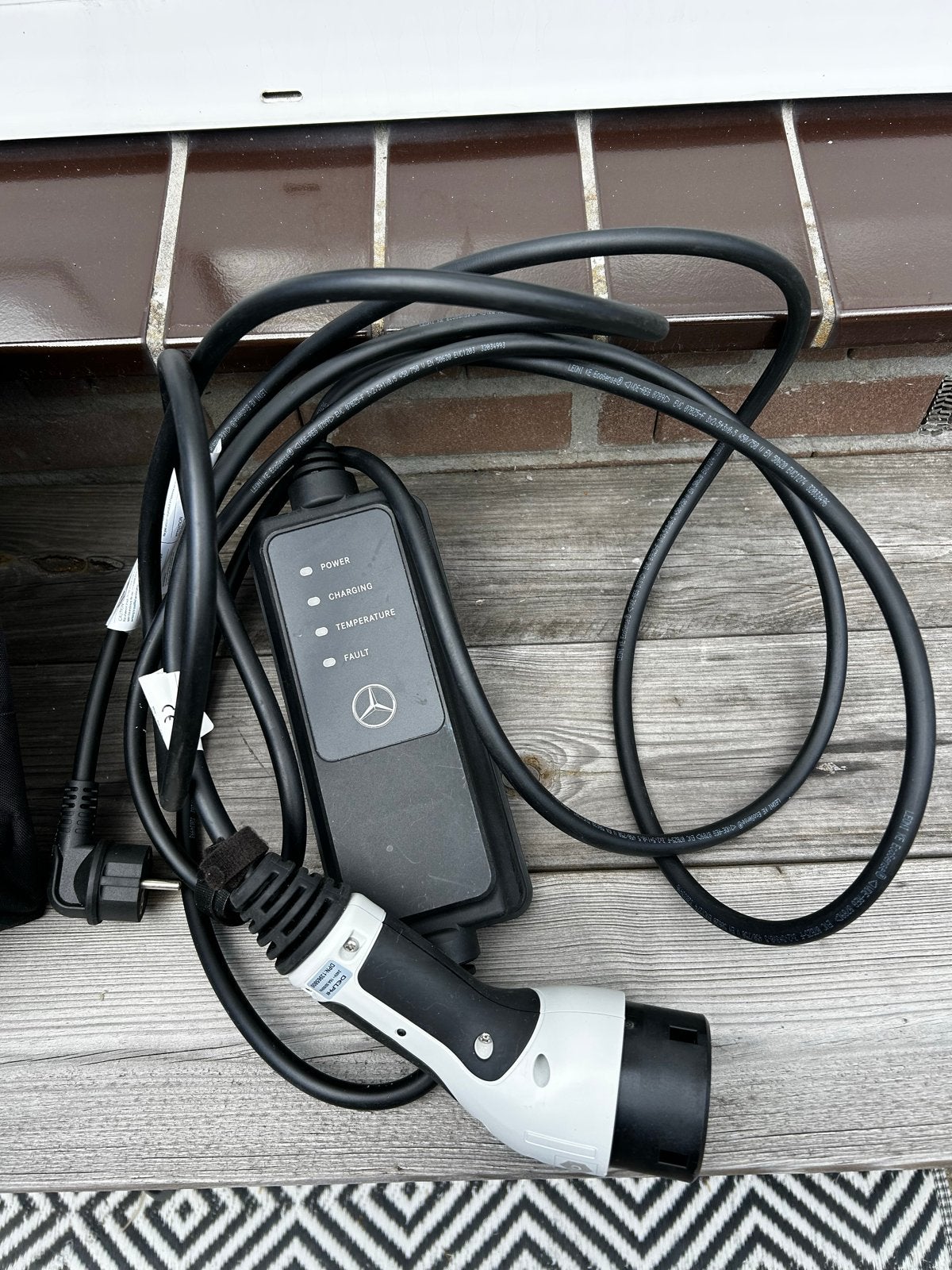 Mercedes Laadkabel 250V / 20A / 50Hz - Type 2 (met tasje), Ophalen of Verzenden, Zo goed als nieuw