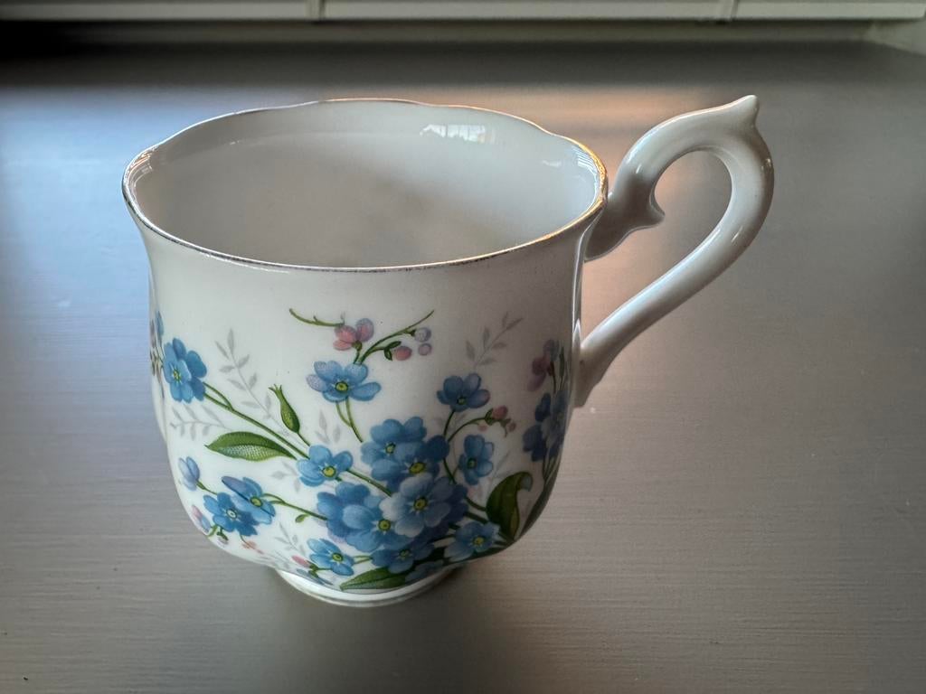 Los kopje van Royal Albert forget me not, Verzamelen, Porselein, Kristal en Bestek, Ophalen of Verzenden, Zo goed als nieuw, Porselein