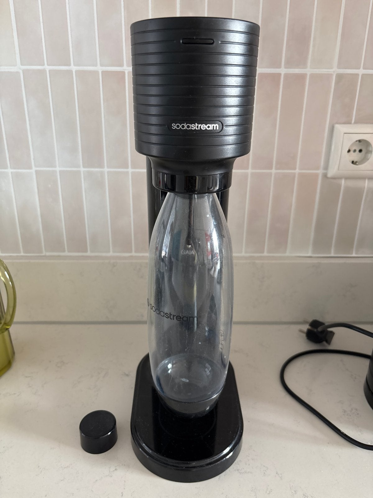 SodaStream met fles en sodastream cilinder, Ophalen, Kunststof, Zwart, Overige merken
