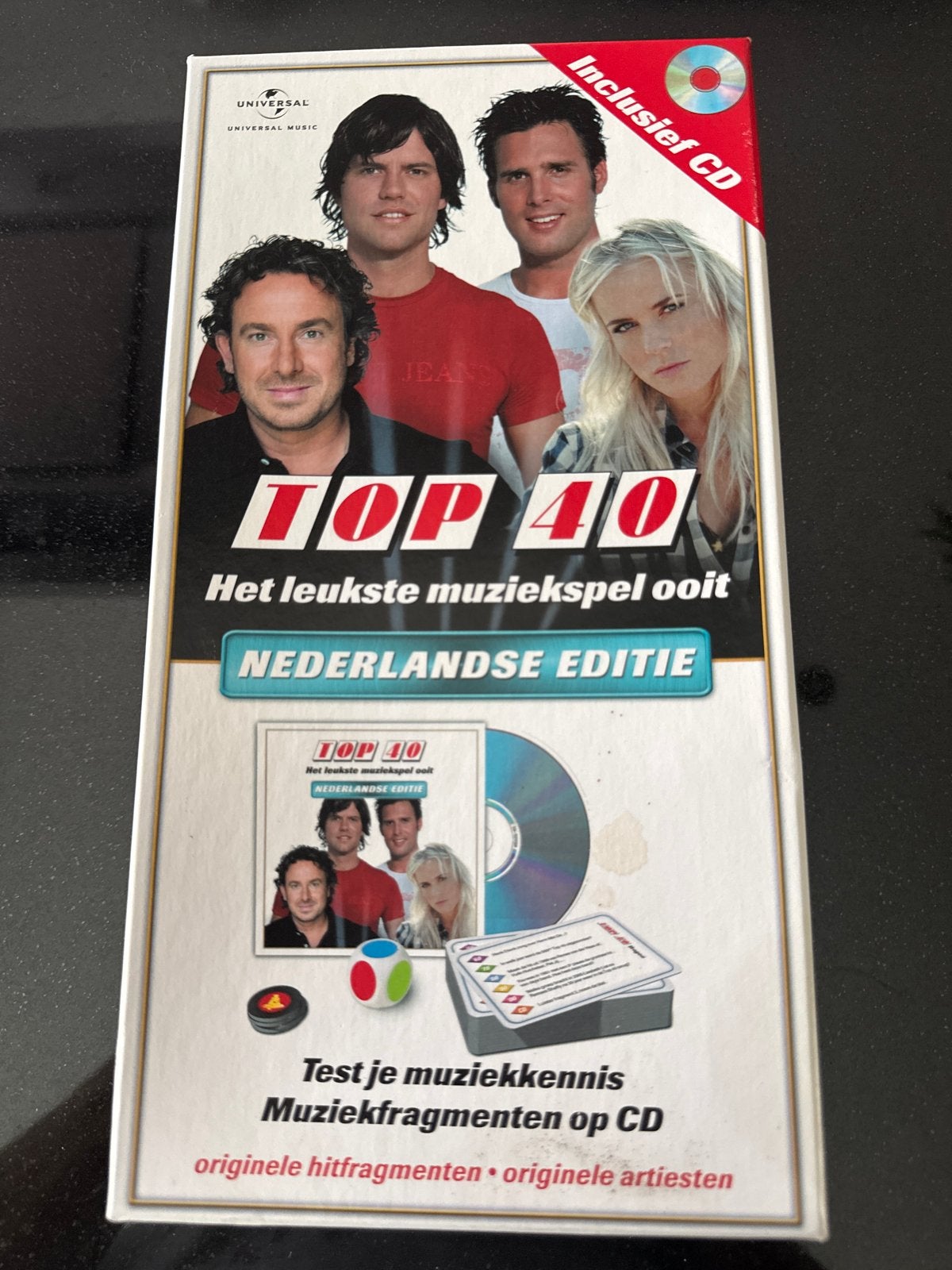 Top 40: Het leukste muziekspel ooit - Nederlandse Editie, Hobby en Vrije tijd, Drie of vier spelers, Ophalen of Verzenden, Gebruikt