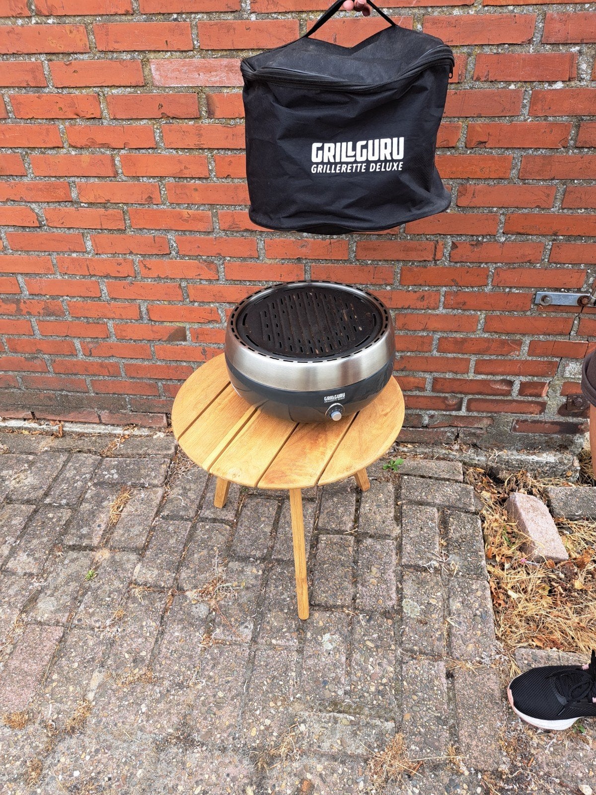 GrillGuru Grillerette Deluxe Tafel BBQ (Kolengourmet), Ophalen of Verzenden, Gebruikt, GrillGuru