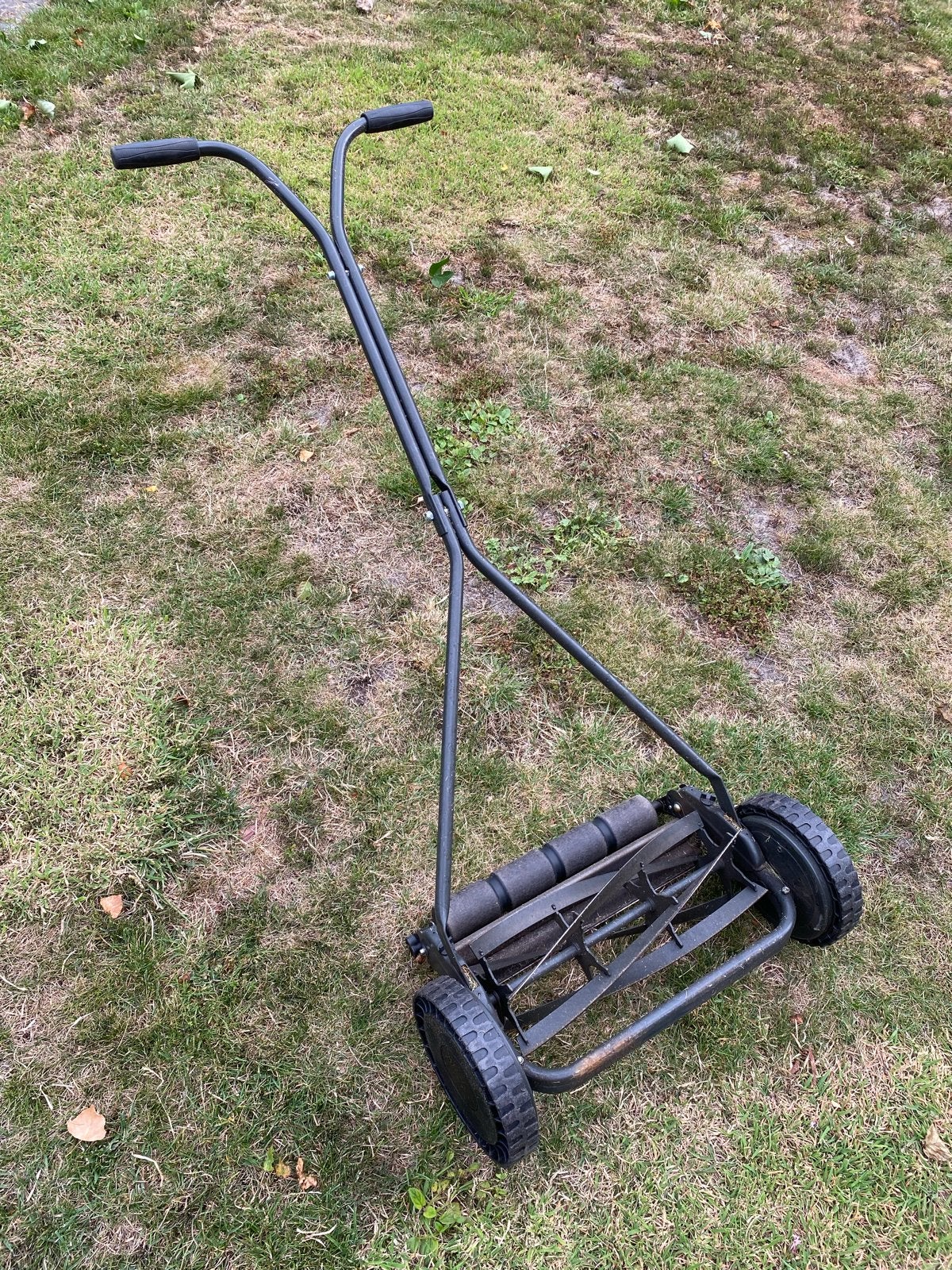 Handgrasmaaier - Gebruikt maar functioneel, Tuin en Terras, Grasmaaiers, Gebruikt, Handgrasmaaier, 30 t/m 39 cm, Kooimesmaaier