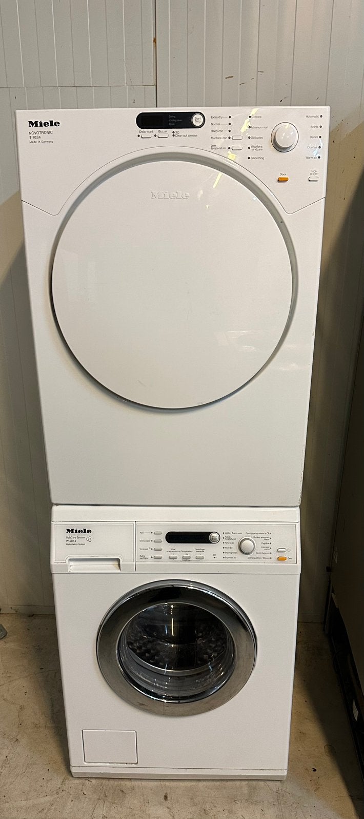 Miele wasmachine/droeger, Ophalen, 8 tot 10 kg, 85 tot 90 cm, 1600 toeren of meer
