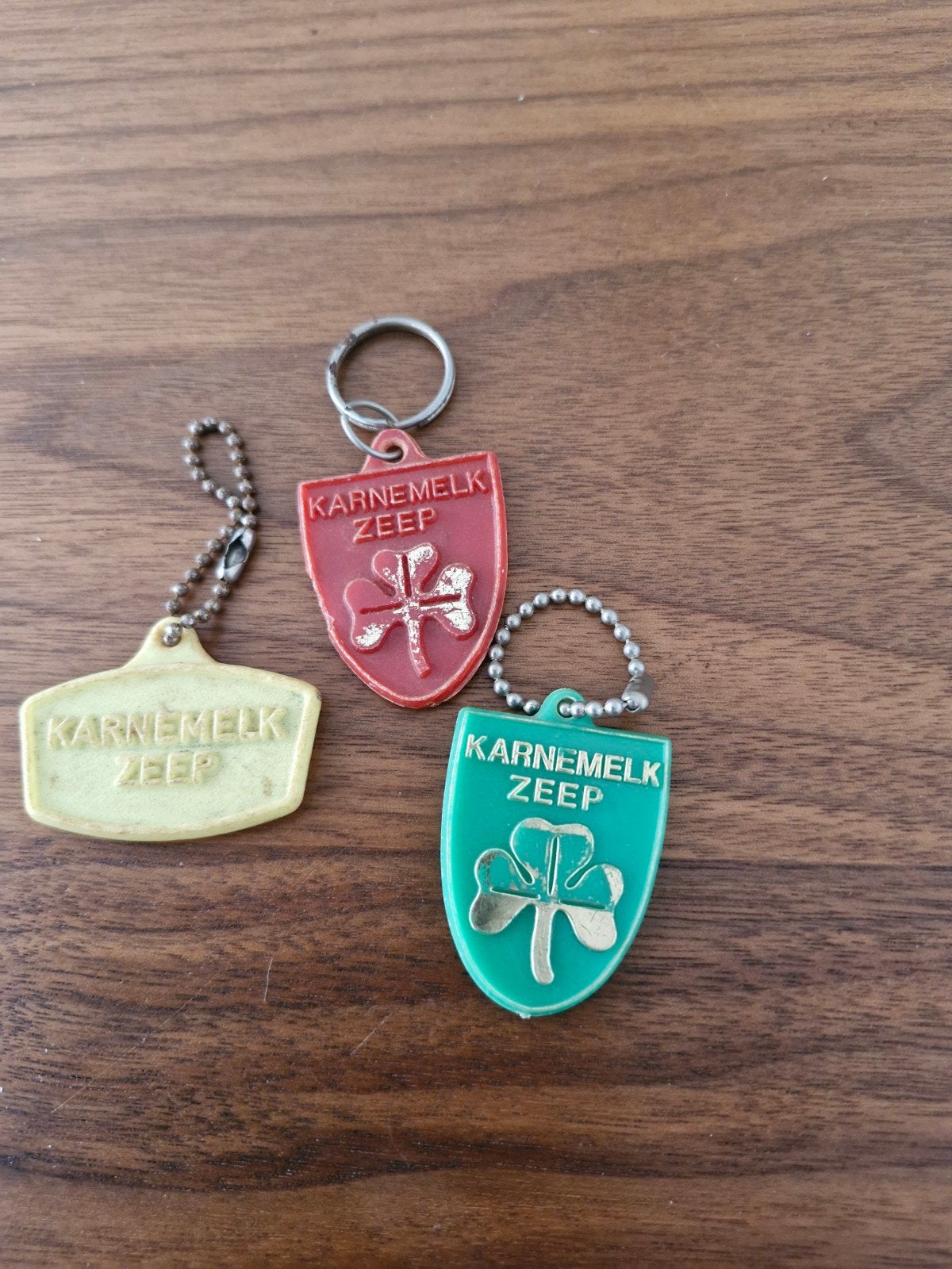 329 Vintage Karamelk Zeep Sleutelhangers - Set van 3, Verzamelen, Ophalen of Verzenden, Gebruikt, Overige typen