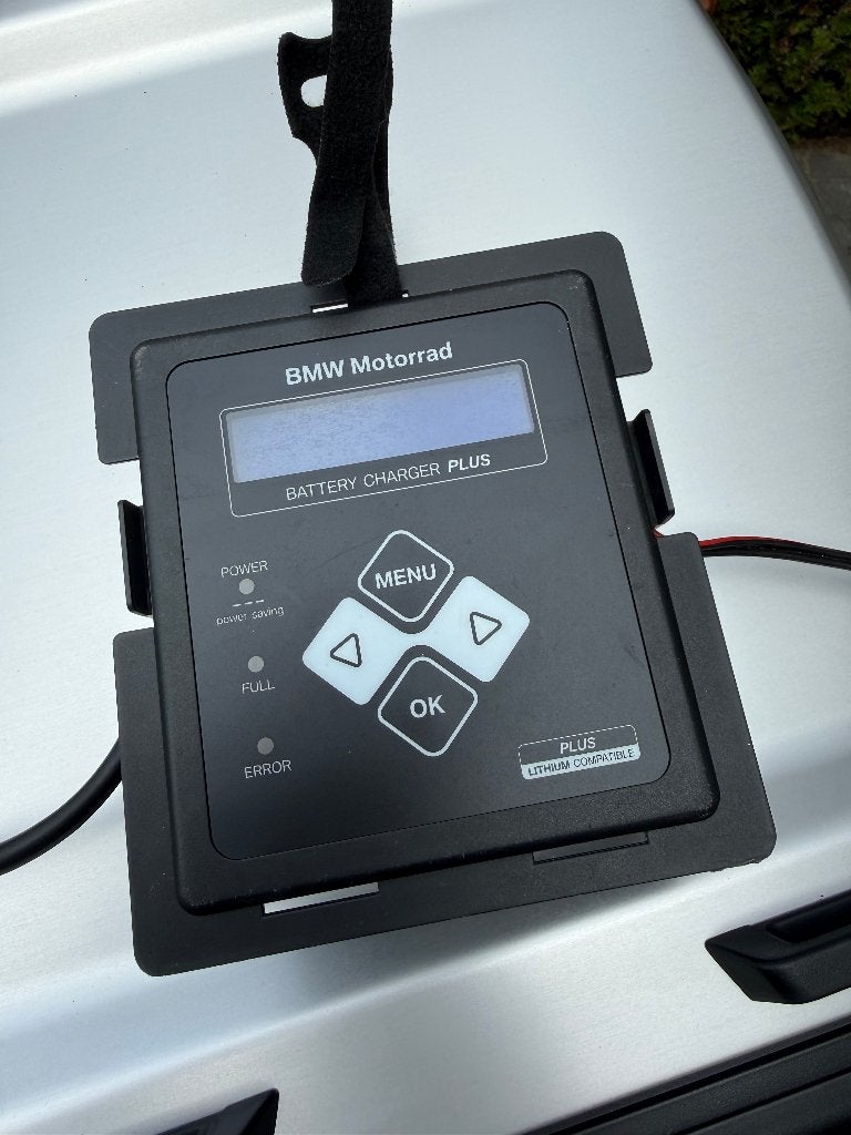 Originele BMW Motorrad Battery Charger Plus druppellader, Motoren, Ophalen of Verzenden, Gebruikt