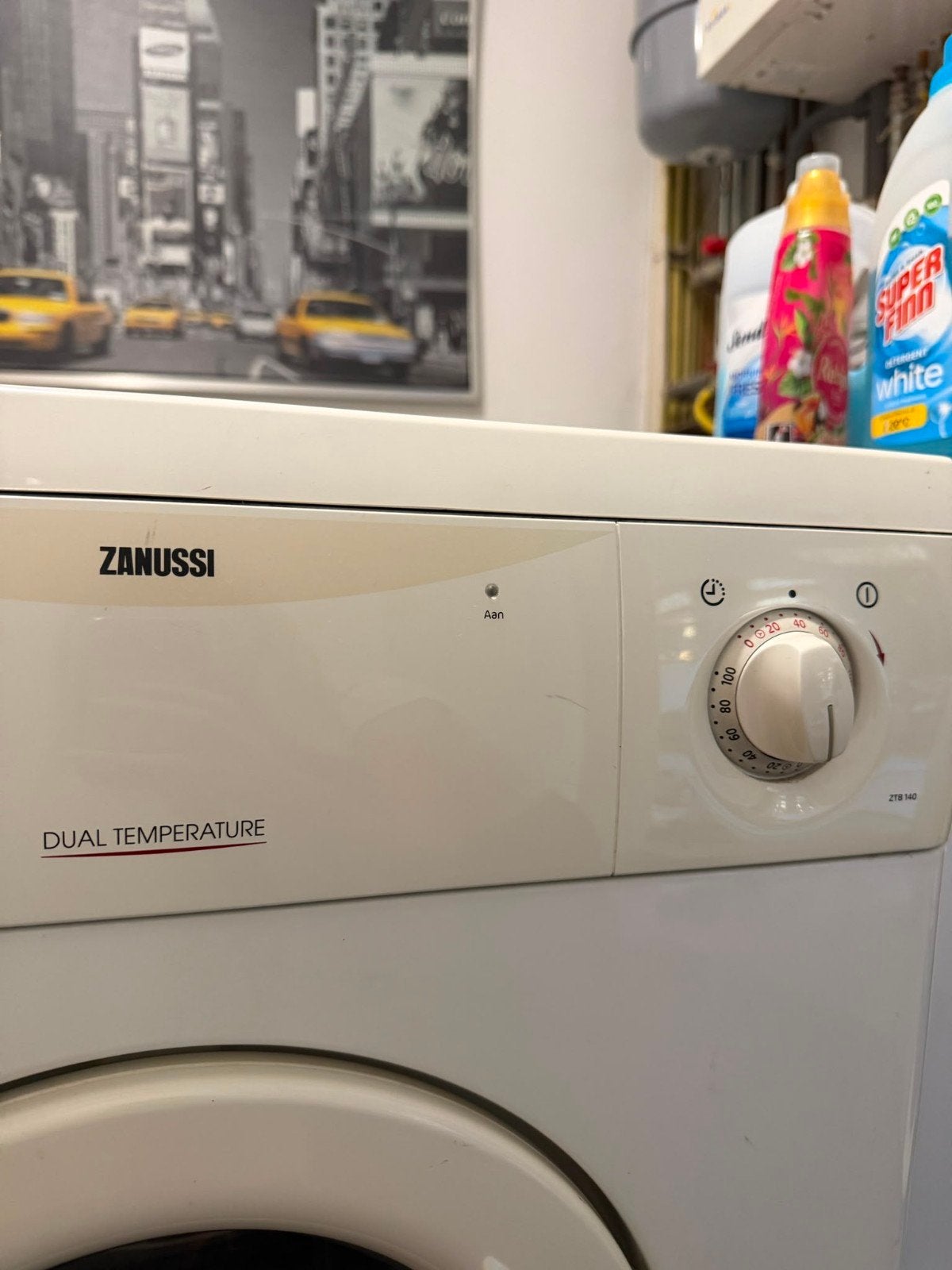 Zanussi Dual Temperature Wasdroger - Gebruikt, Witgoed en Apparatuur, Ophalen, Gebruikt, Luchtafvoer, 4 tot 6 kg