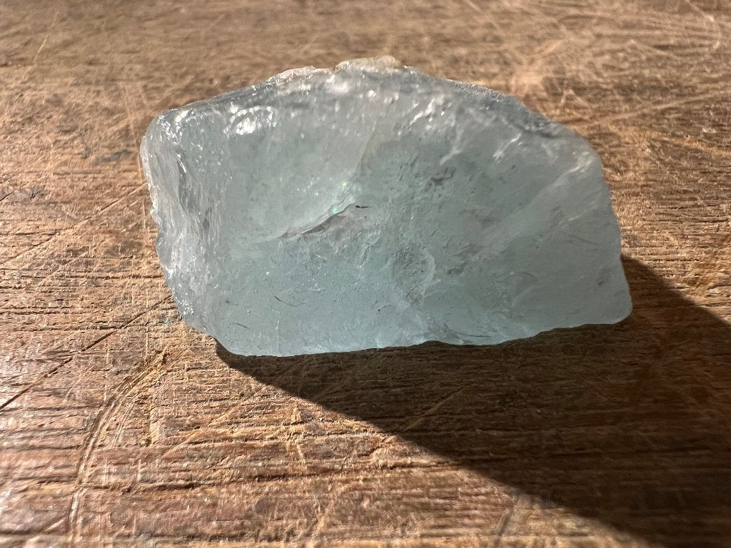 Aquamarijn Turquoise nog ongeslepen stukken!, Ophalen of Verzenden, Mineraal