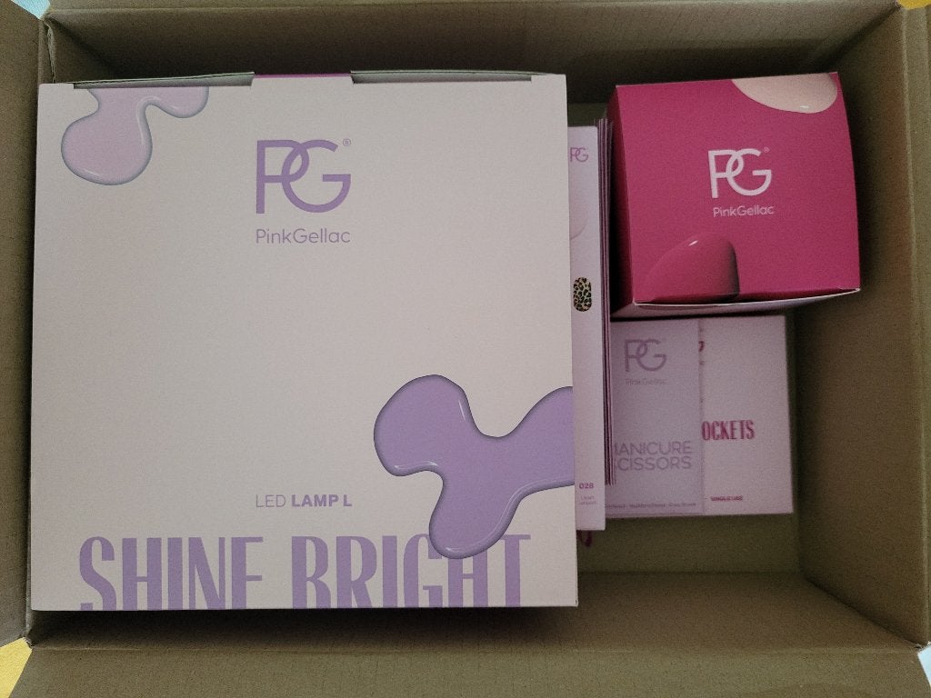 NIEUW - Pink Gellac Starterspakket L Leopard (twv €132), Sieraden, Tassen en Uiterlijk, Uiterlijk | Cosmetica en Make-up, Ophalen