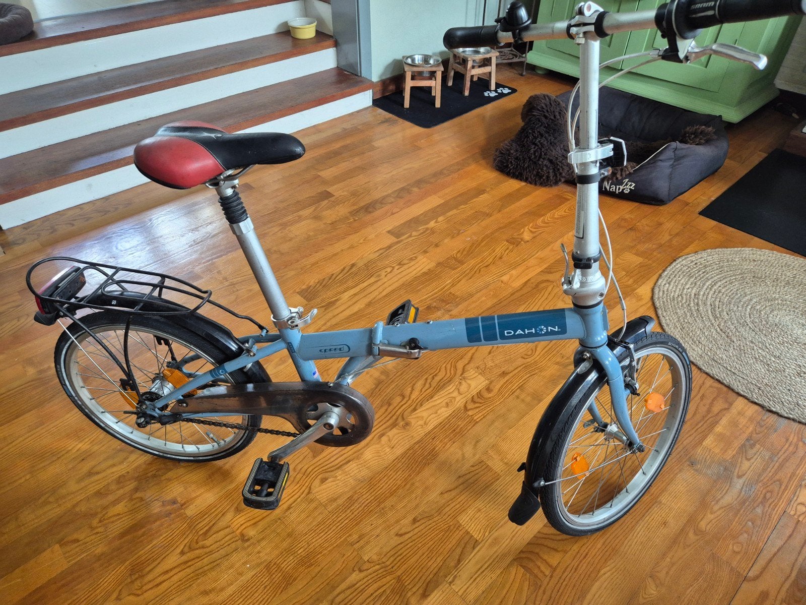 vouwfiets Dahon speed, Ophalen, 20 inch of meer, Gebruikt, Velgrem