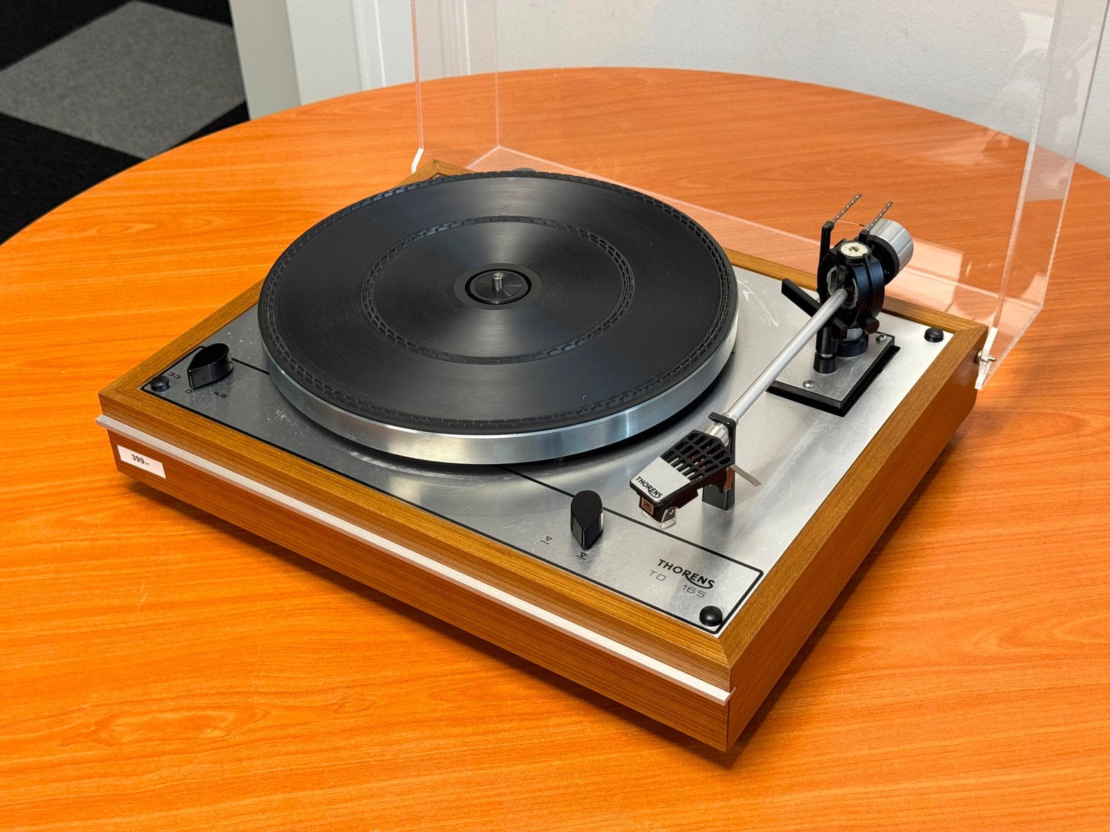 30% korting: Thorens TD-165 platenspeler met Shure 25, Ophalen, Refurbished, Platenspeler, Thorens