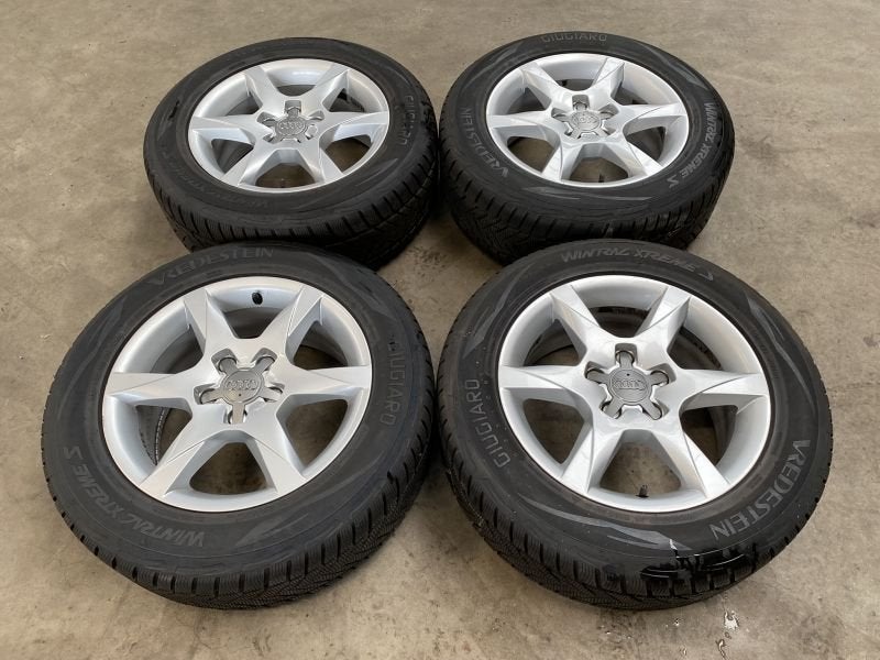 diversen 16 inch velgen + winterbanden Audi A4 / A6 / Q2, Gebruikt, -, Banden en Velgen, Ophalen of Verzenden