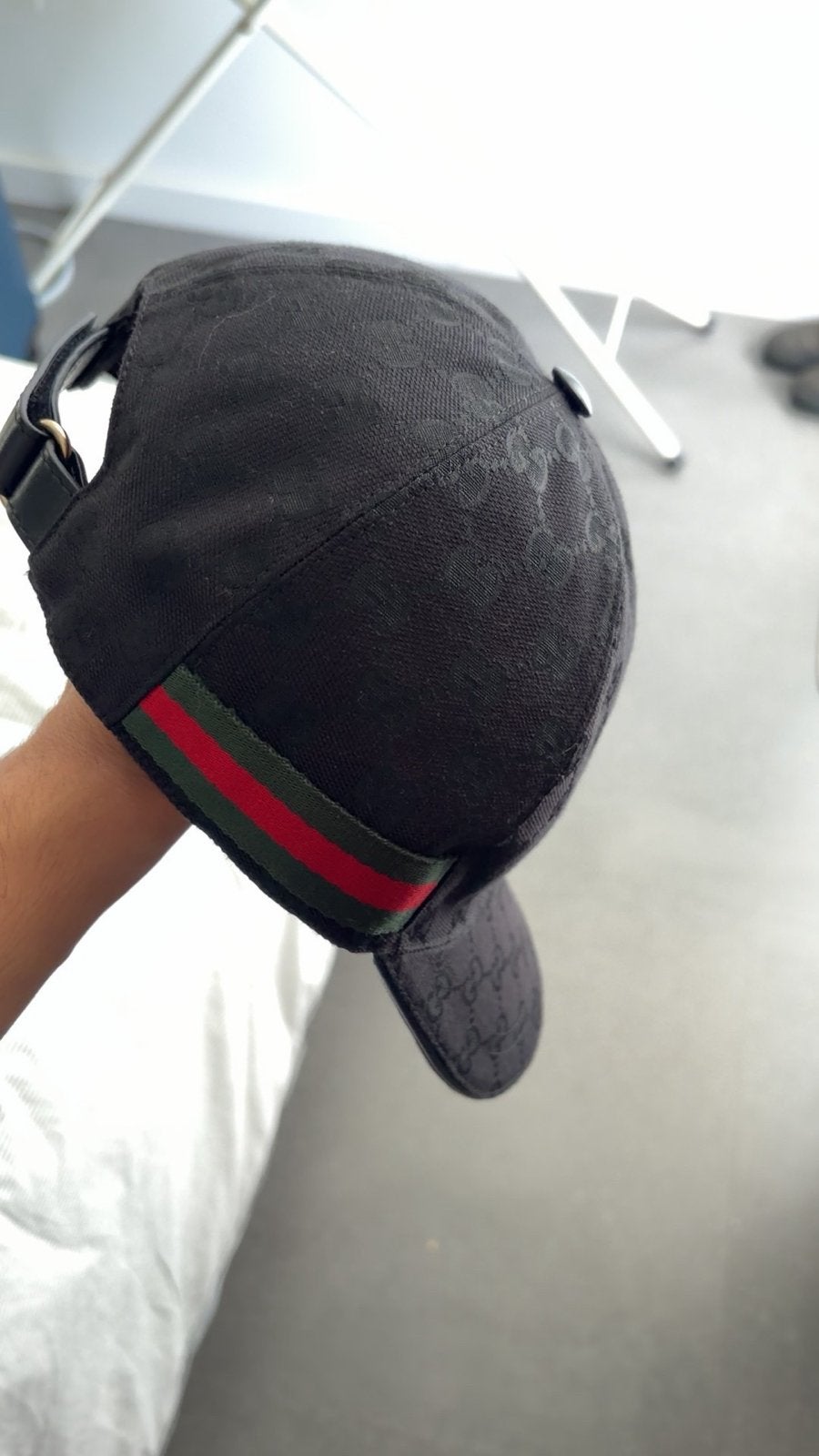 Gucci GG Canvas Baseballpet, Ophalen of Verzenden, Zo goed als nieuw, One size fits all, Pet