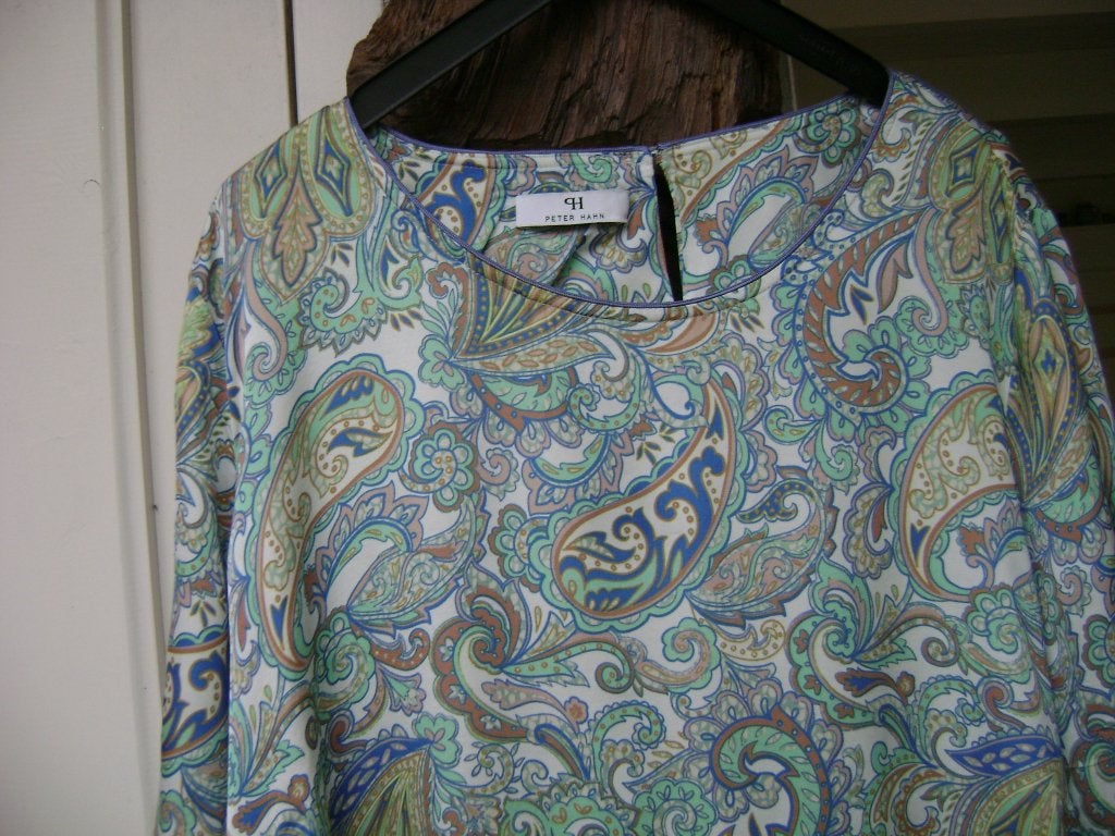 shirt top 46   48  Peter Hahn viscose, Maat 46/48 (XL) of groter, Ophalen of Verzenden, Zo goed als nieuw, Korte mouw