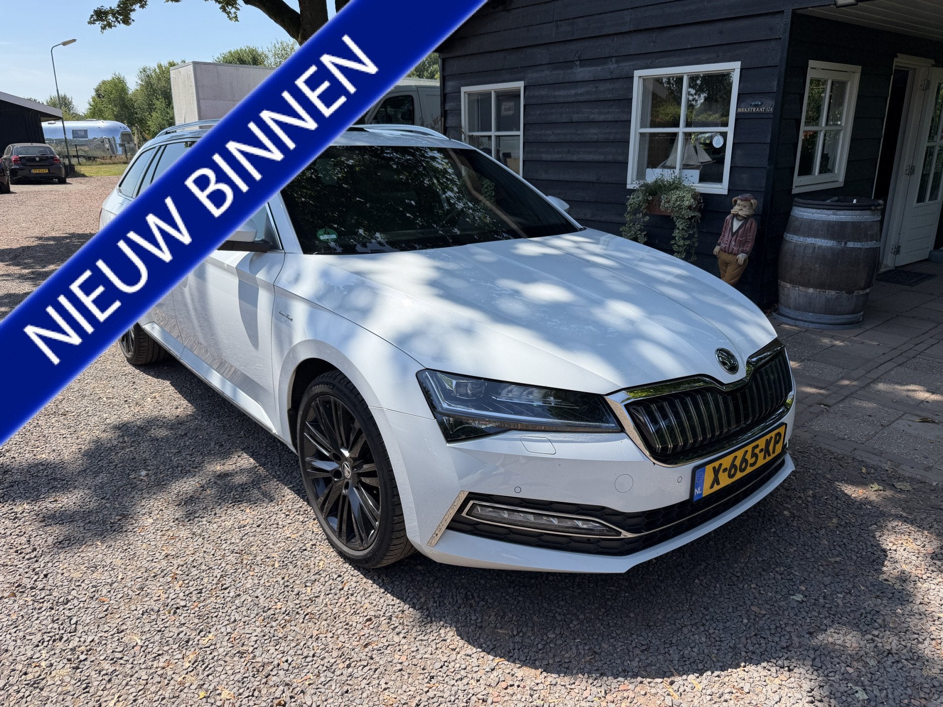 Skoda Superb Combi 1.4 TSI iV Business Edition Plus *FULL.OP, Auto's, Skoda, Gebruikt, Euro 6, 4 cilinders, Wit
