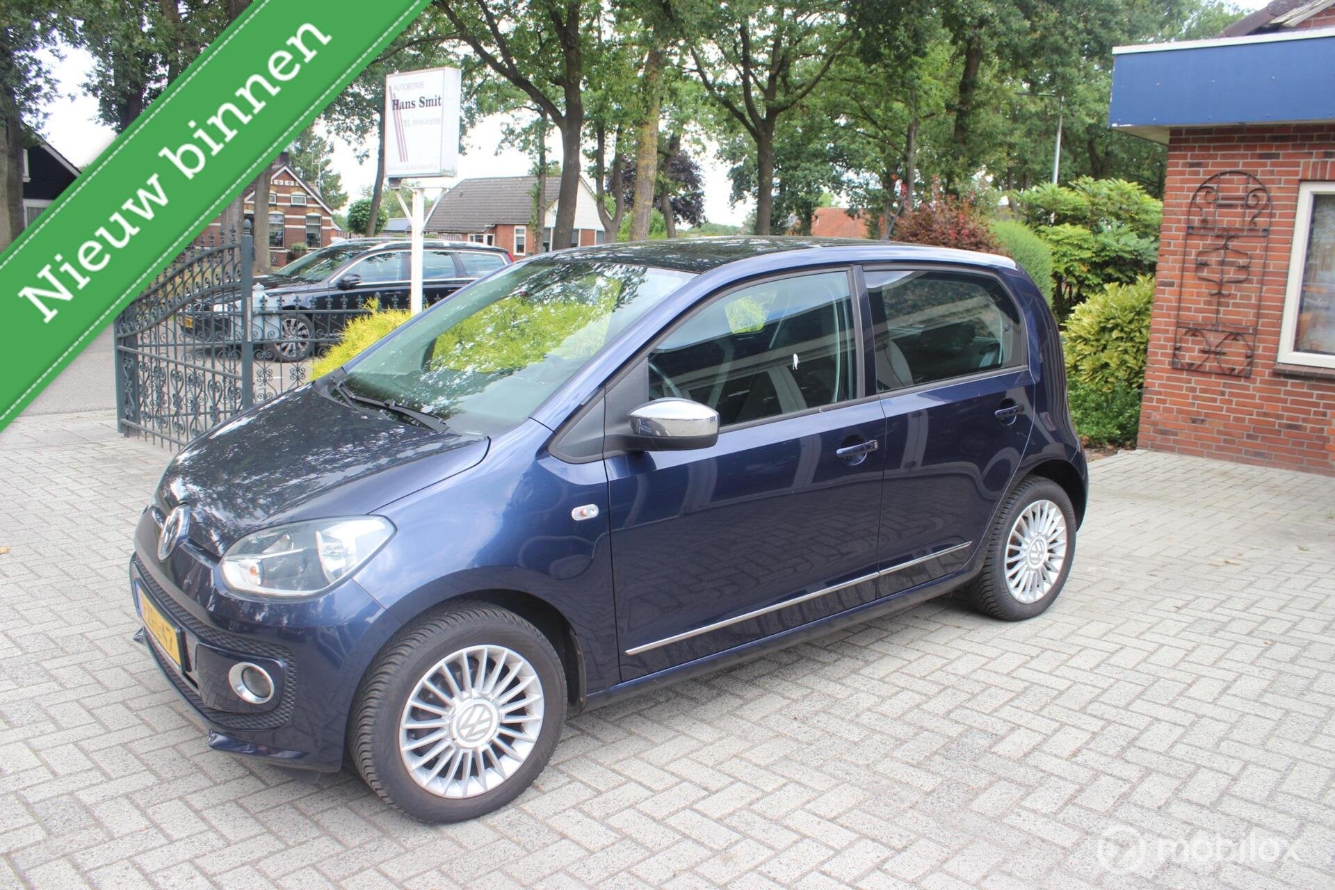 Volkswagen Up! 1.0 high up! BM, aardgas, goedkoop rijden., Auto's, Voorwielaandrijving, Euro 5, Up!, CNG (Aardgas)