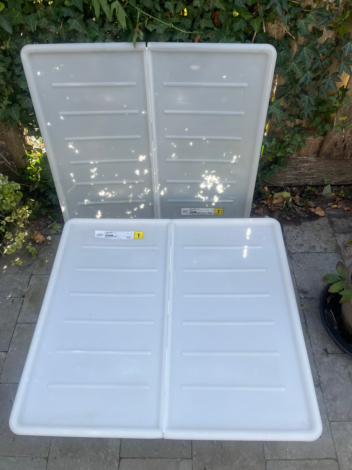 IKEA DILLING Opbergbak met 2 deksels, Ophalen, Gebruikt
