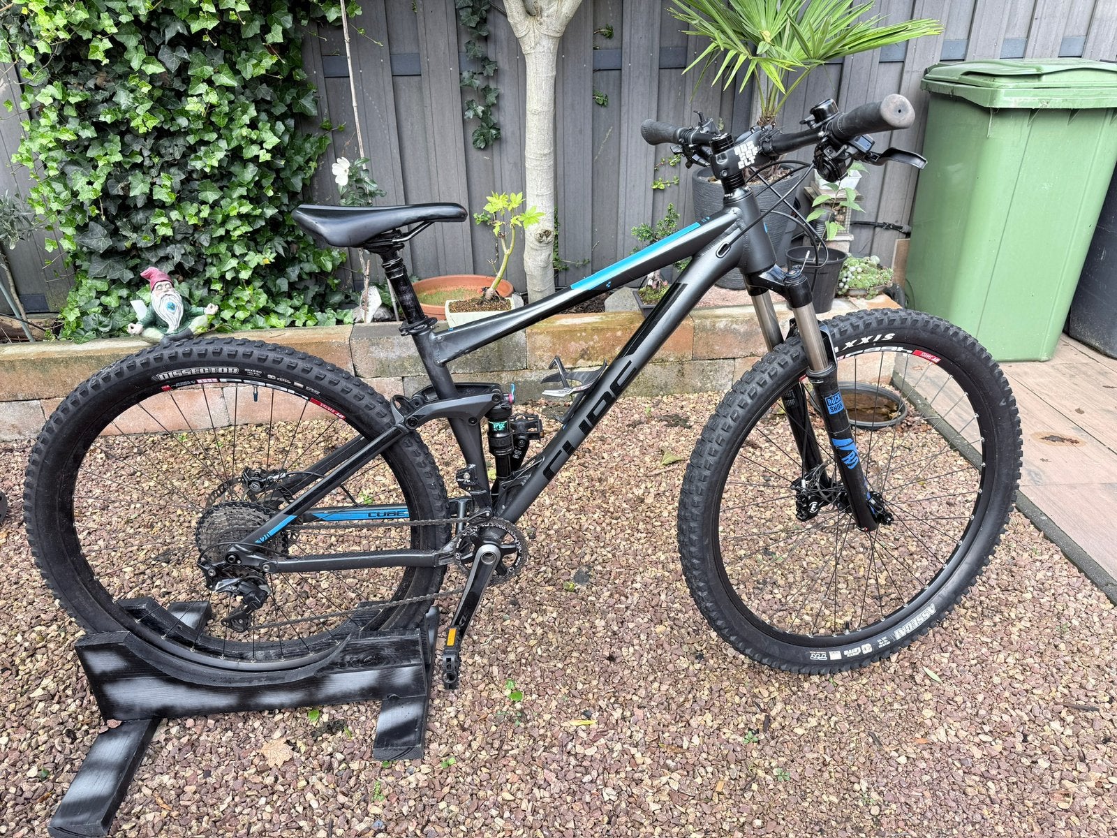Cube Stereo Race 120 L met RockShox Recon en Fox DPS, Gebruikt, Fully, 49 tot 53 cm, Schijfrem