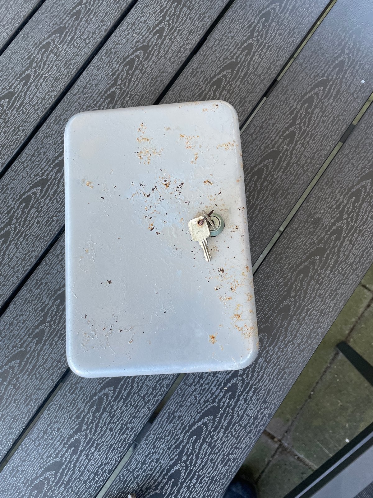 Vintage Sleutelkastje met Slot en Sleutel, Ophalen of Verzenden, Gebruikt