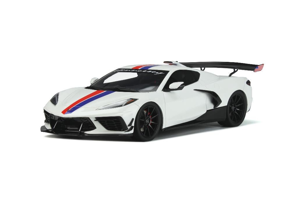 Hennessey Chevrolet Corvette Arctic White GT Spirit GT317, Hobby en Vrije tijd, Modelauto's | 1:18, Overige merken, Auto, Verzenden