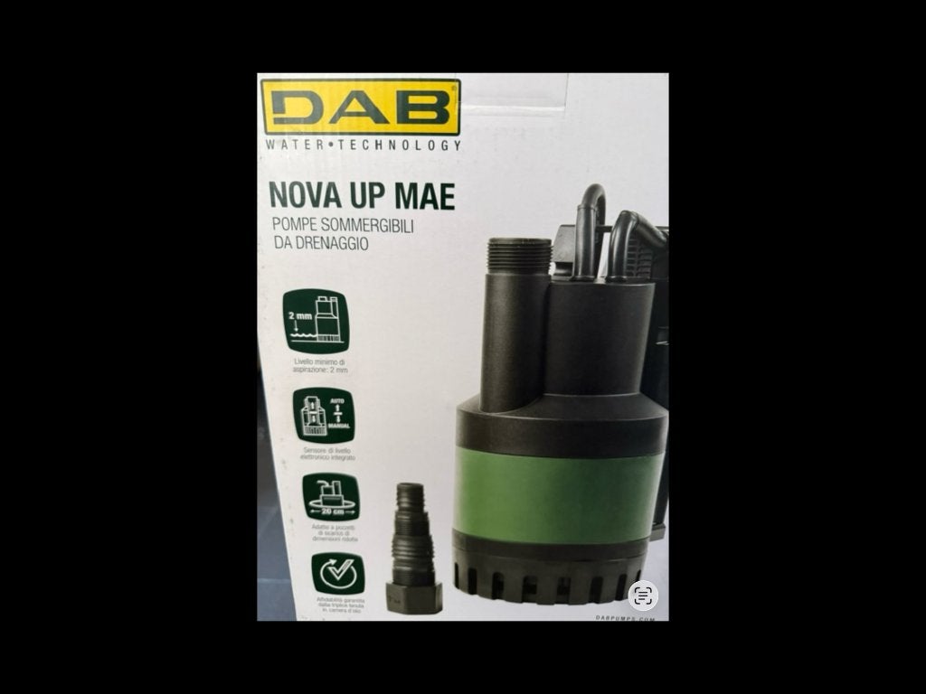 DAB DOMPELPOMP Nova Up 600 M AE, Tuin en Terras, Waterpompen, Ophalen, Nieuw, Elektrisch, Dompelpomp