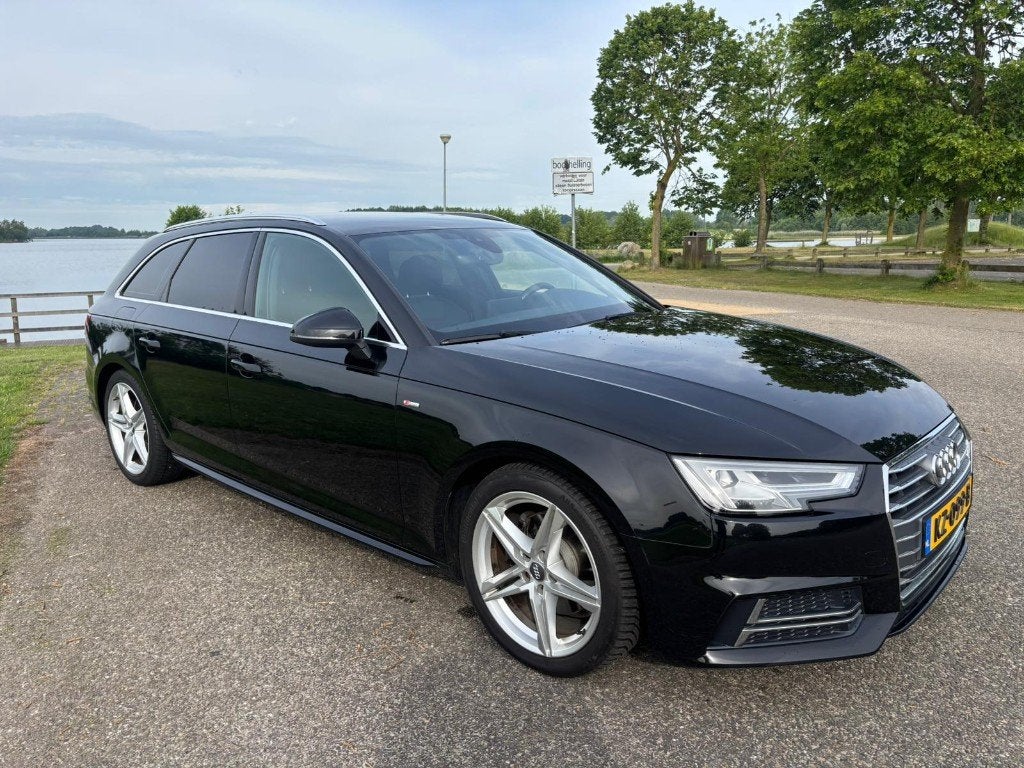 Audi A4 Avant 1.4 TFSI  3 x S-line | Automaat | 3 zone clima, 4 cilinders, 150 pk, Zwart, Origineel Nederlands
