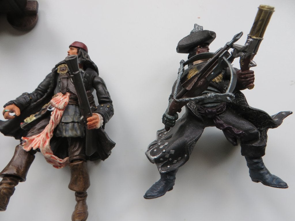 Set piraten met kanon(Papo/Revell), Verzenden, Gebruikt