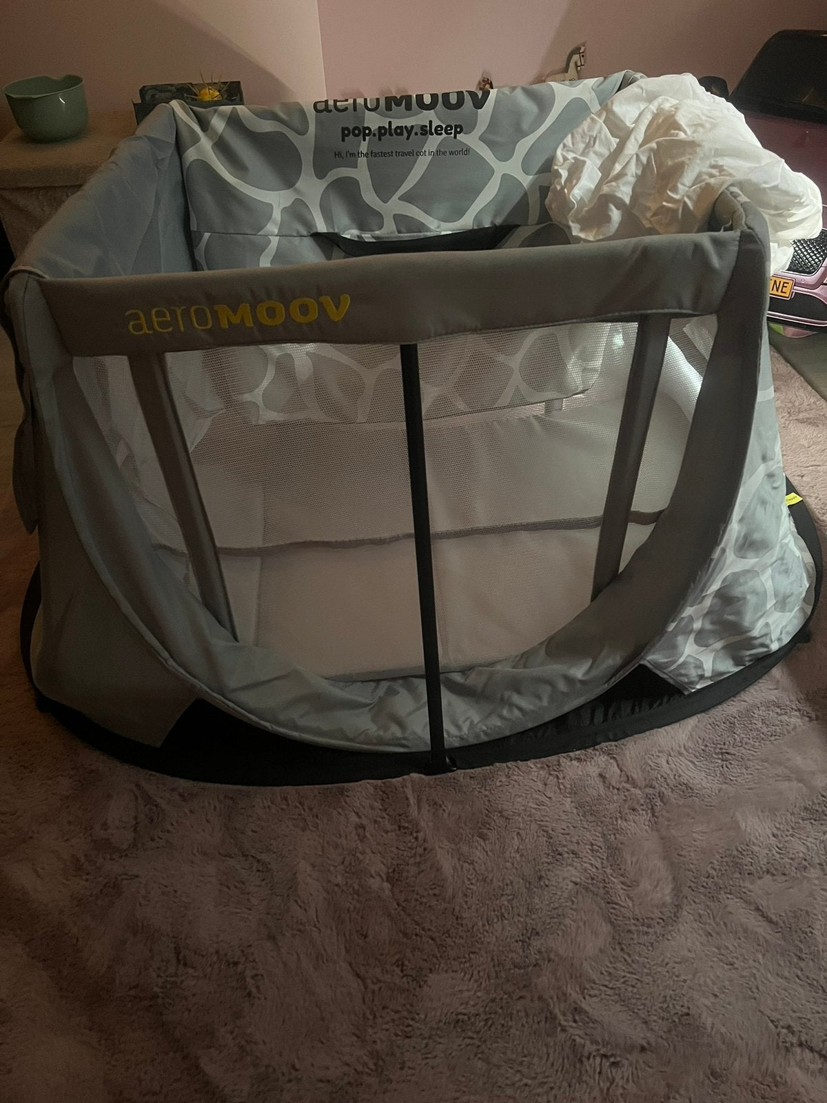 Aeromoov campingbed / reisbed / box, Ophalen, Zo goed als nieuw, Reisbedje