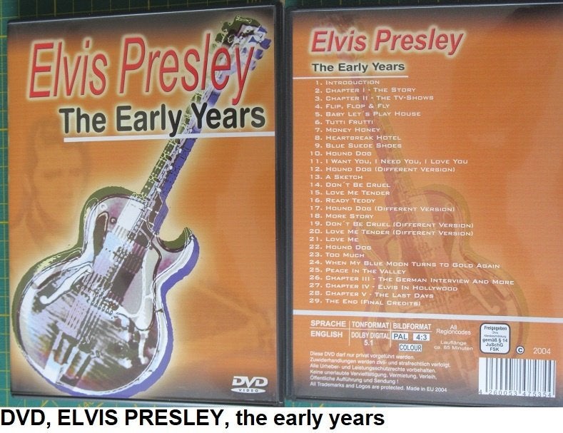 ELVIS PRESLEY, DVD, the early years, Alle leeftijden, Ophalen of Verzenden, Nieuw in verpakking