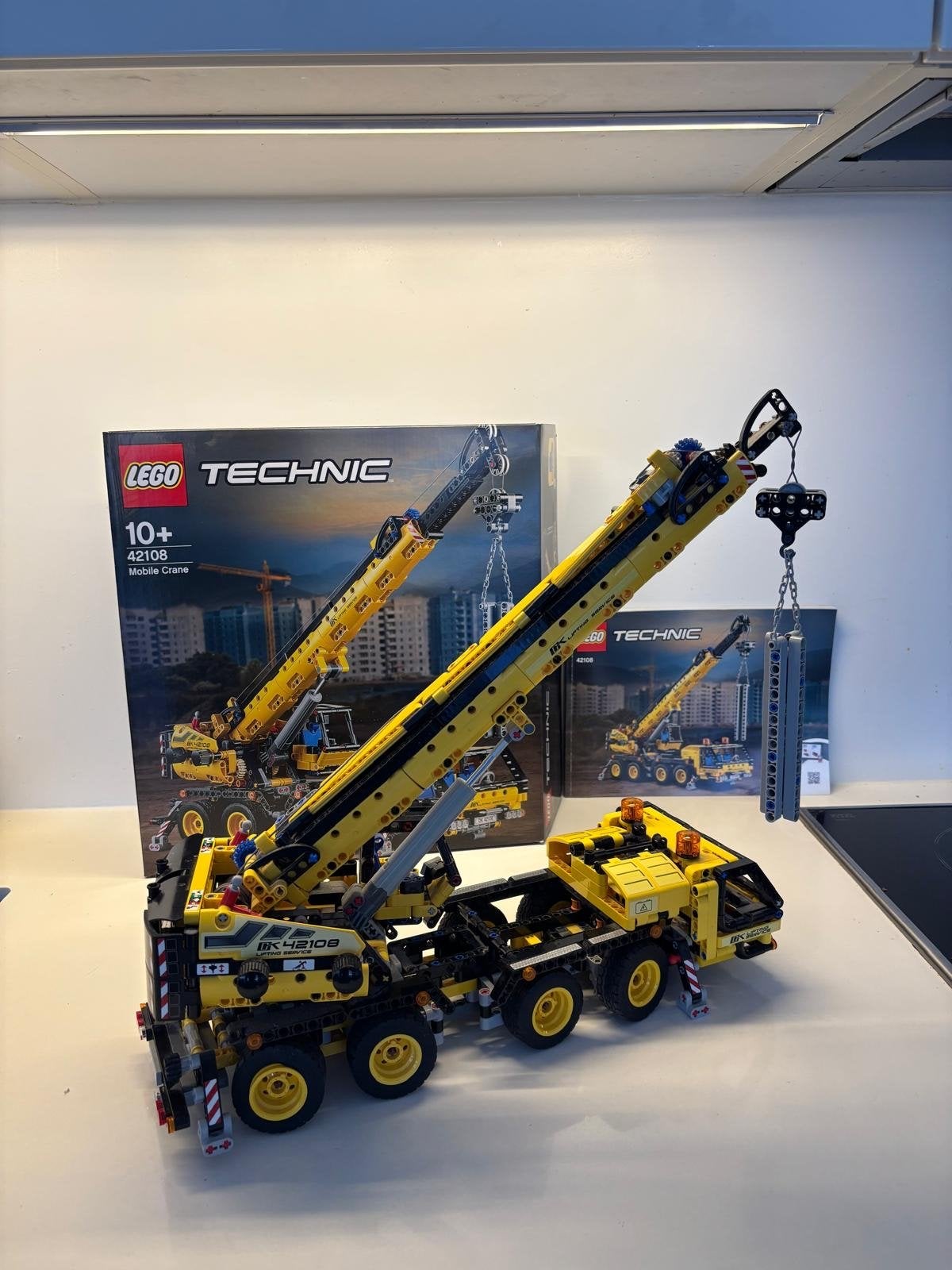 LEGO Technic 42108 Mobiele Kraan - Zo goed als nieuw, Ophalen of Verzenden, Zo goed als nieuw, Overige merken
