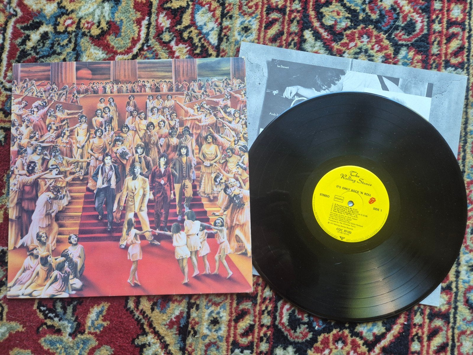The Rolling Stones - It's Only Rock 'n Roll LP (1974), LP, Gebruikt, Originele persing, Ophalen of Verzenden