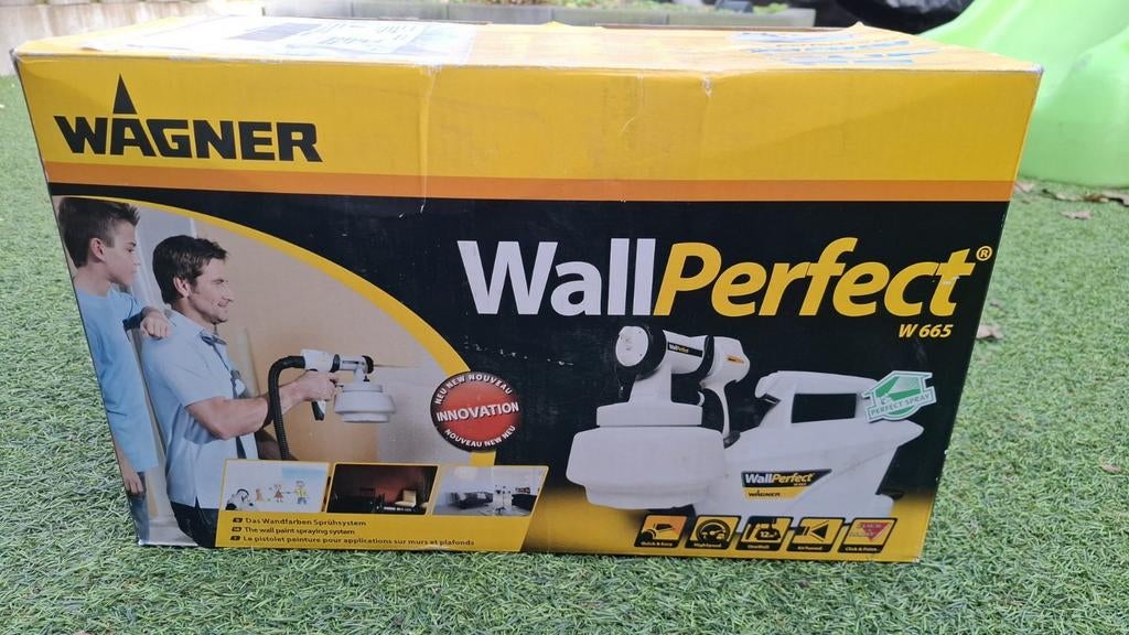 Wagner W 665 Wallperfect muurverfspuit. Als nieuw, Ophalen of Verzenden, Zo goed als nieuw, Verfspuit of Verfpomp