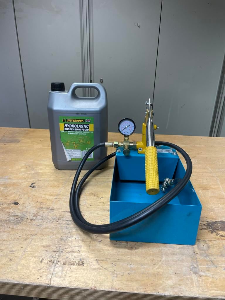 MG Hydragas Pomp met Vloeistof, Ophalen of Verzenden, Gebruikt, MG