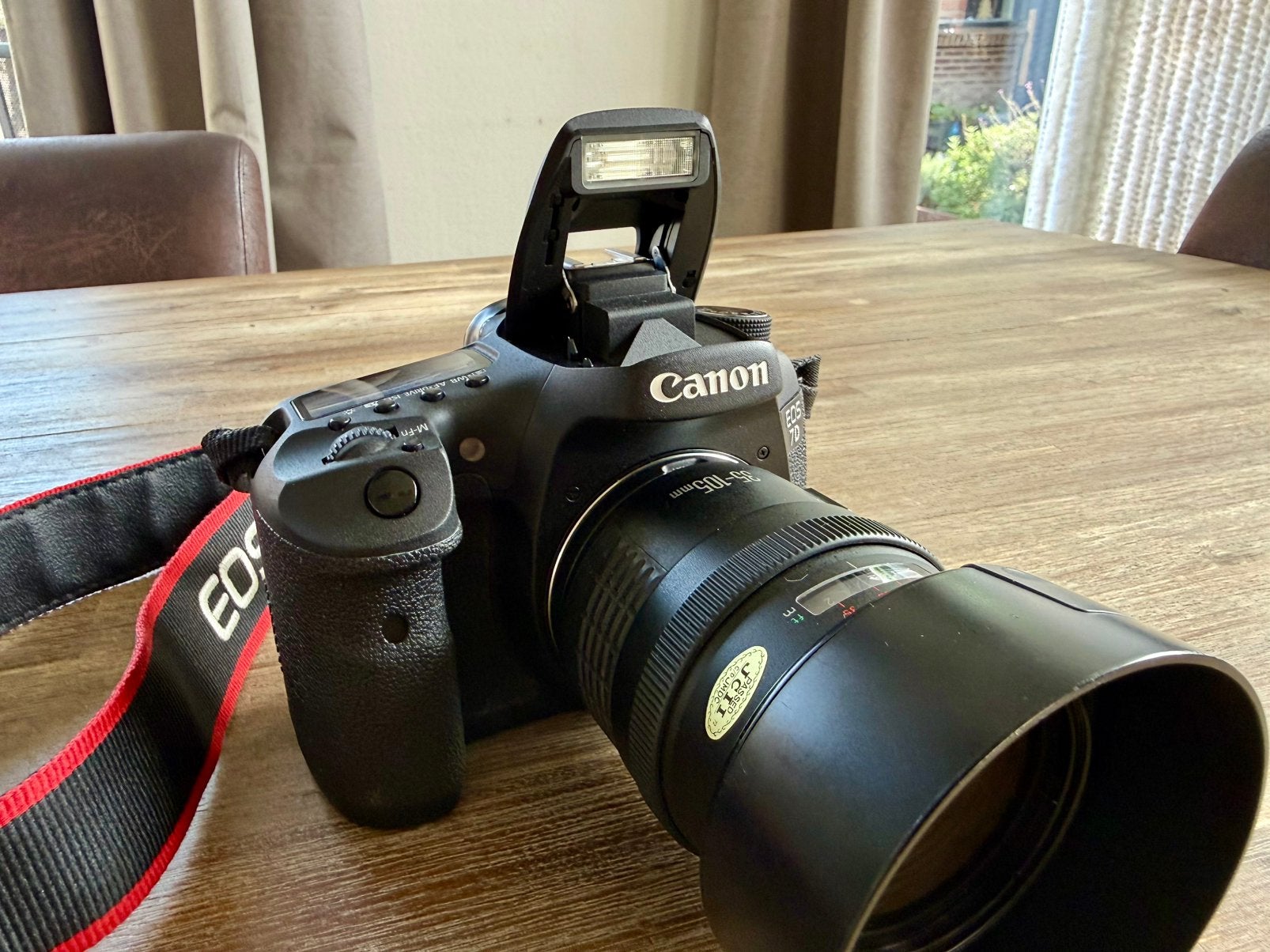 Canon digitale camera EOS 7D met lens en accu’s, Ophalen, Zo goed als nieuw, Canon, Geen optische zoom