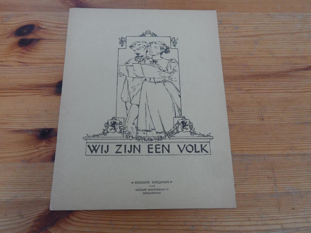 Wij zijn een volk, Muziek en Instrumenten, Bladmuziek, Gebruikt, Ophalen of Verzenden, Koor, Artiest of Componist