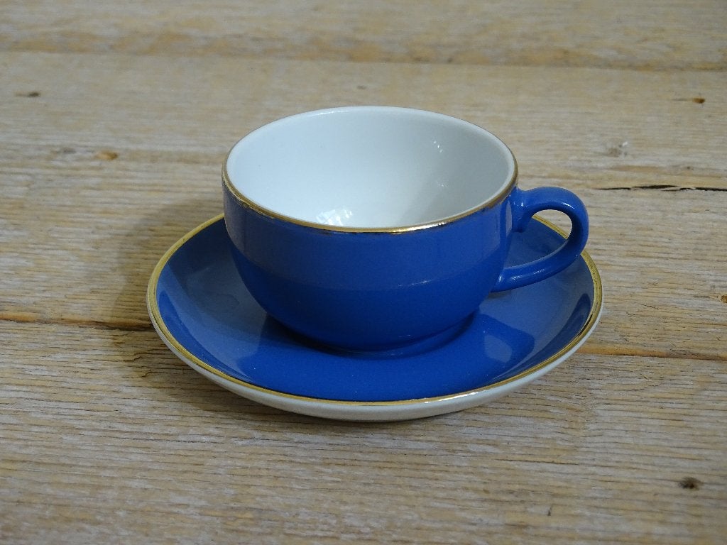 1x Espresso Kop-en-schotel, Mitterteich, Bavaria, z.g.a.n., Antiek en Kunst, Ophalen of Verzenden