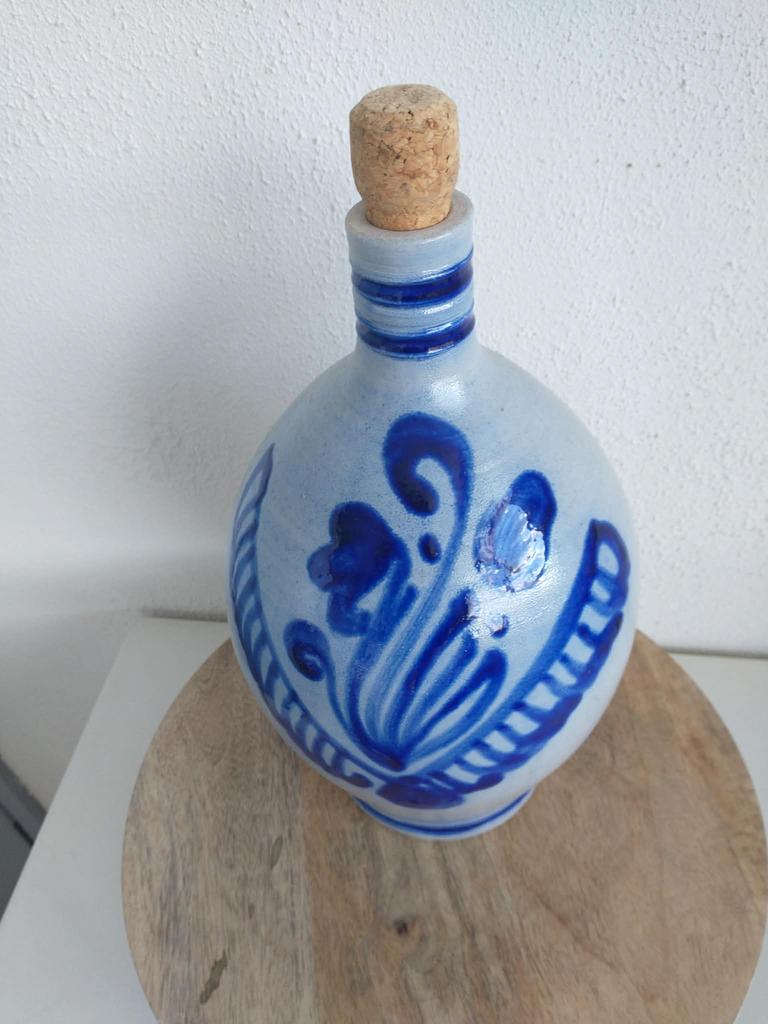 Vintage steengoed kruik, 3 liter inhoud, Ophalen