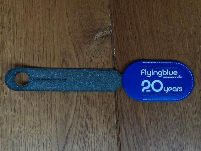 Flying Blue 20 jaar bagagelabel, Ophalen of Verzenden, Nieuw, Overige typen