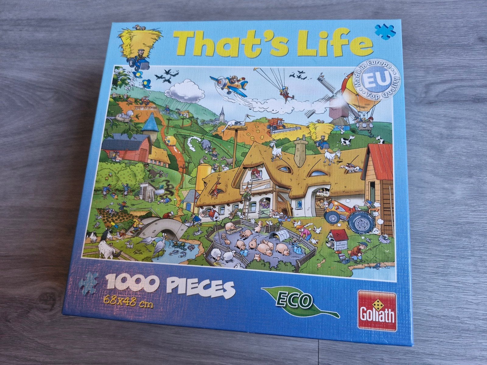 That's Life legpuzzel 1000 stukjes Goliath, Ophalen of Verzenden, 500 t/m 1500 stukjes, Gebruikt, Legpuzzel
