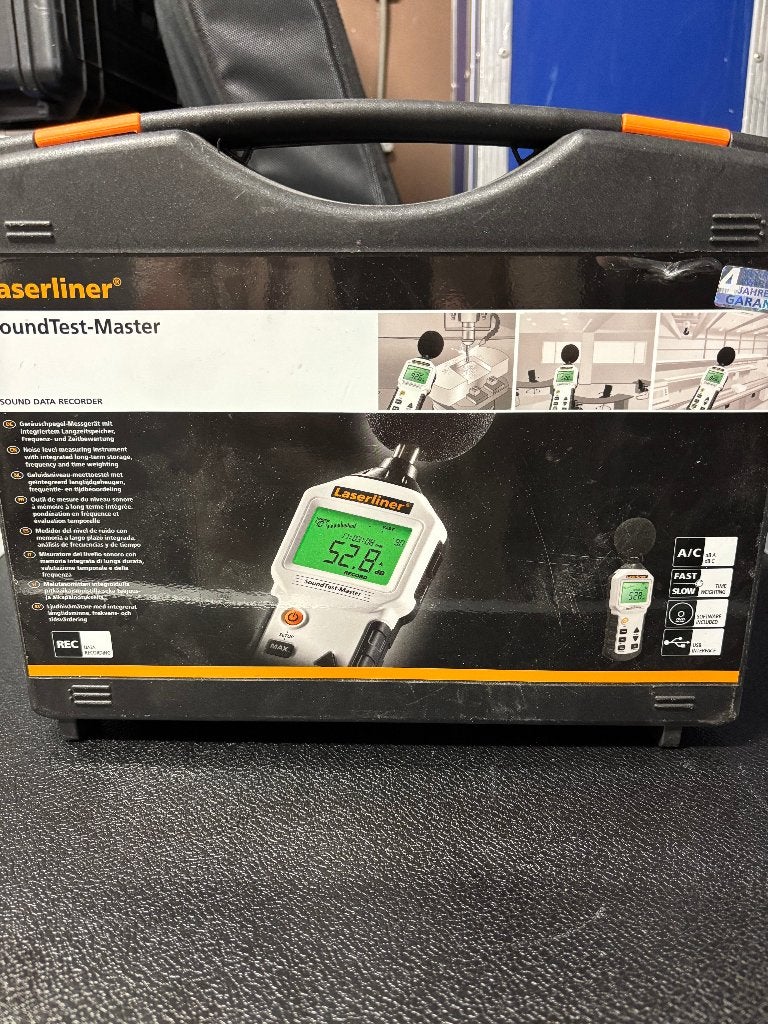 dB meter Laserline Soundmaster, Doe-het-zelf en Verbouw, Meetapparatuur, Geluid, Info@laserliner.com, UMAREX GmbH & Co. KG - Laserliner
