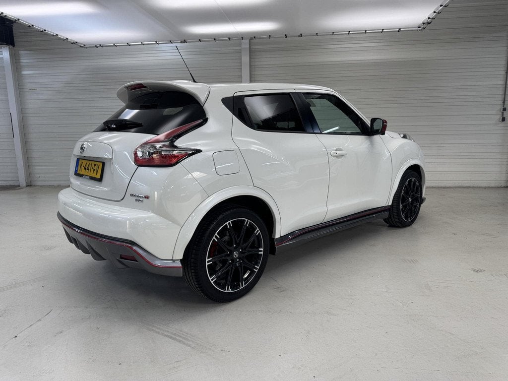 Nissan Juke 1.6 DIG-T All Mode Nismo RS / Alcantara Bekledin, Auto's, Nissan, Automaat, Gebruikt, 4 cilinders, Wit