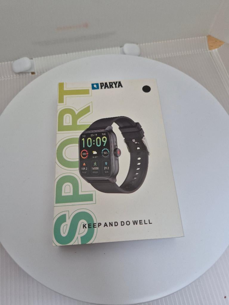 smart watch, Parya, GPS, Zwart, Nieuw
