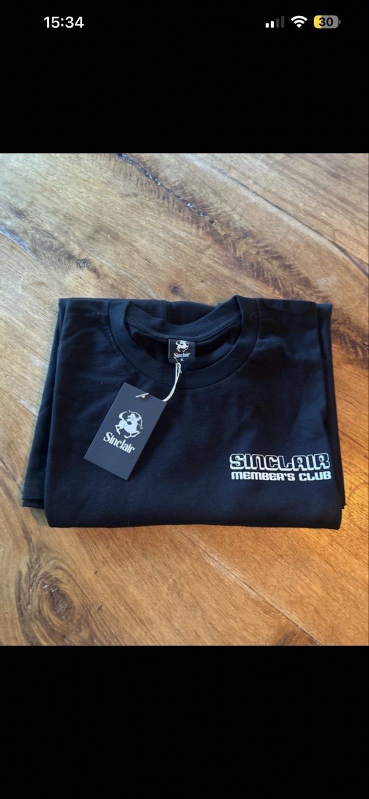 Sinclair Member's Club T-shirt Zwart - Nieuw met kaartjes, Ophalen of Verzenden, Nieuw, Maat 56/58 (XL), Zwart